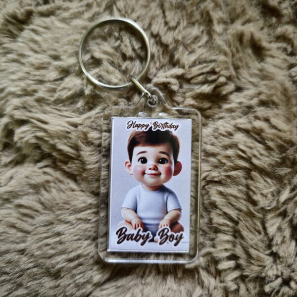 Rectangular Keychain - Personalized - Image 4