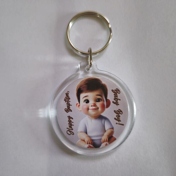 Round Keychain - Personalized - Image 5