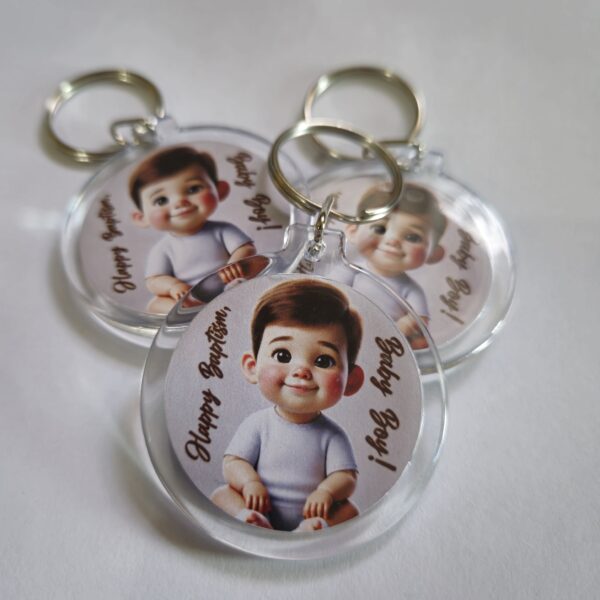 Round Keychain - Personalized - Image 4