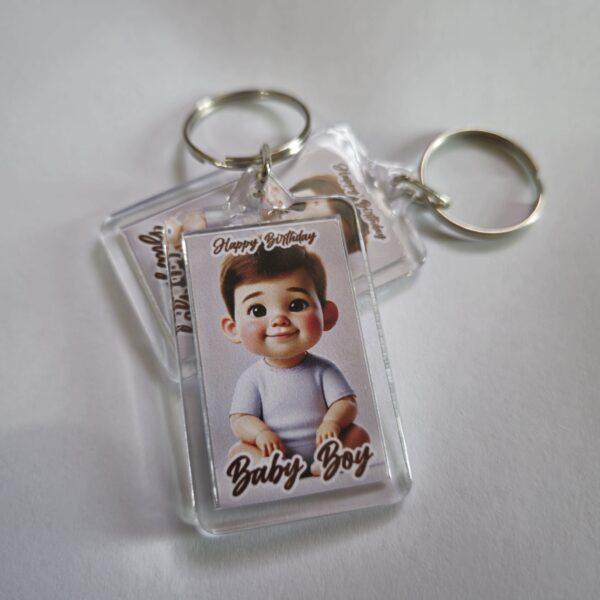 Rectangular Keychain - Personalized - Image 3
